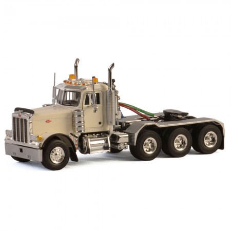 Caminho Wsi - Peterbilt 379 Day Cab 8x4 Usa Basic Line 33-2014 White (cream) - Escala 1/50
