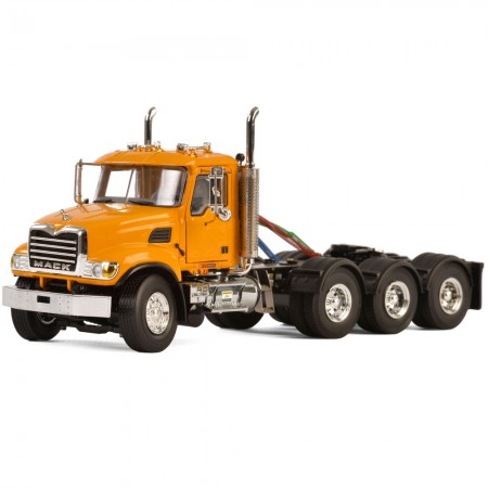 Caminho Wsi - Mack Granite 8x4 Yellow Usa Basic Line 33-2019 - Escala 1/50