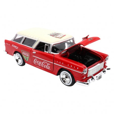 Carro Coca Cola Chevy Bel Air Nomad 1955 Escala 1/24