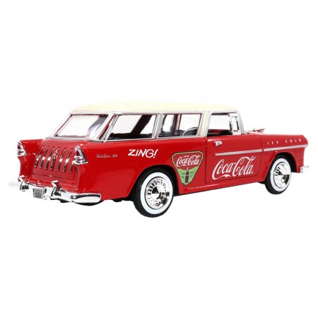 Carro Coca Cola Chevy Bel Air Nomad 1955 Escala 1/24