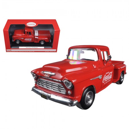 Carro Coca Cola Chevy Stepside Pickup 1955 Escala 1/24