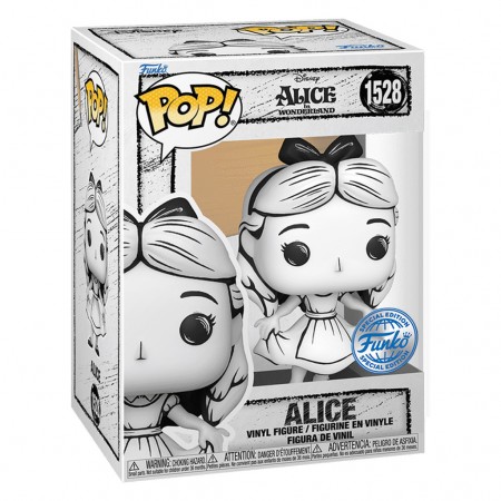 Funko Pop Disney Alice In The Wonderland Exclusive - Alice 1528 (sketched)