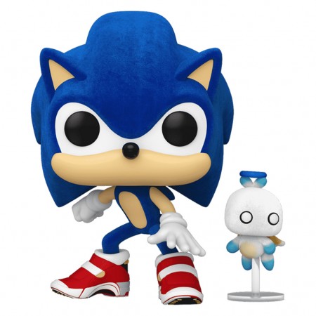 Funko Pop Games Sonic The Hedgehog Exclusive - Sonic With Chao (flocked) 1036