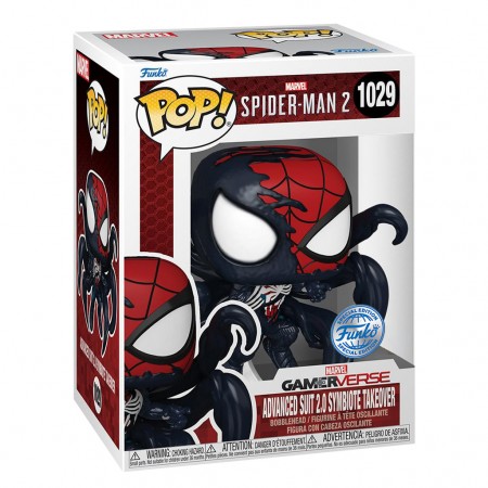 Funko Pop Marvel Gamerverse Spider-man 2 Exclusive - Advanced Suit 2.0 Symbiot Takeover 1029