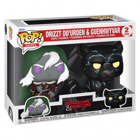 Funko Pop Games Dungeons & Dragons - Drizzt Do'urden & Guenhwyvar 2-pack