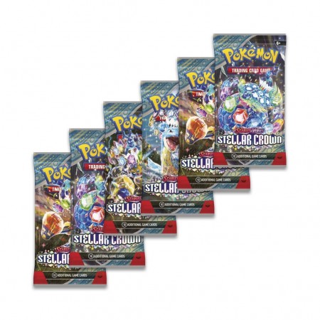 Cartas Pokemon Tcg: Scarlet & Violet Stellar Crown Booster Bundle (9274)
