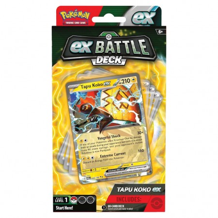 Cartas Pokemon Tcg: Ex Battle Deck - Tapu Koko Ex (7782)