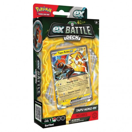 Cartas Pokemon Tcg: Ex Battle Deck - Tapu Koko Ex (7782)