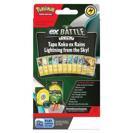 Cartas Pokemon Tcg: Ex Battle Deck - Tapu Koko Ex (7782)
