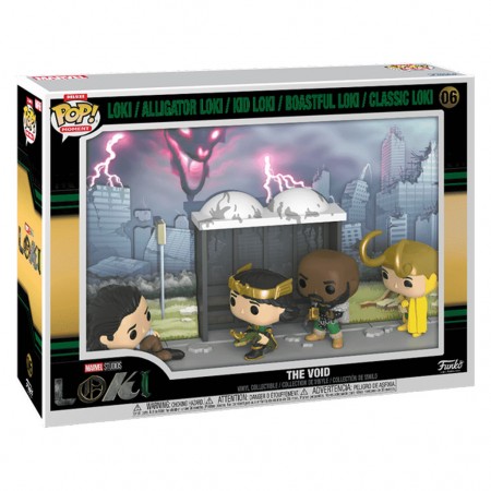 Funko Pop Moment Marvel Loki: The Void - Loki / Aligator Loki / Kid Loki / Boastful Loki / Classic Loki 06