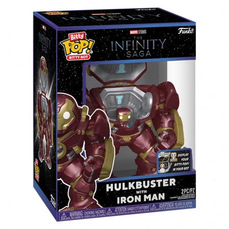 Funko Bitty Pop Bitty Bot Marvel The Infinity Saga - Hulkbuster With Iron Man (83645)