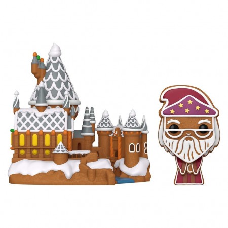Funko Pop Town Harry Potter - Albus Dumbledore And Hogwarts Gingerbread 42