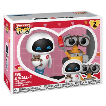 Funko Pocket Pop! Wall-e Valentine - Eve & Wall-e 2-pack (83093)
