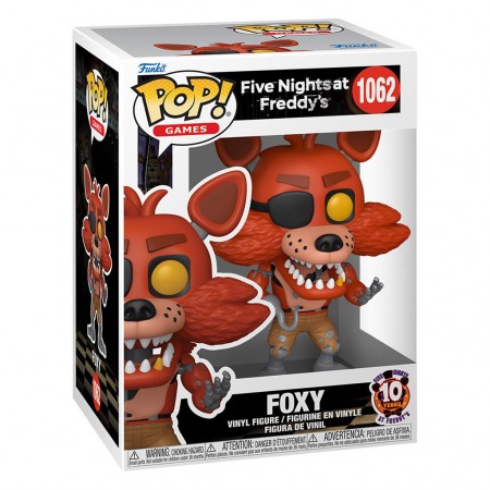 Funko Pop Games Five Nights At Freddy's 10th Anniversary - Foxy 1062