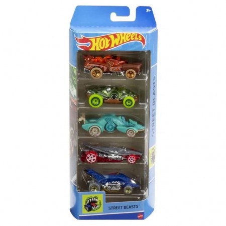 Carrinhos Hot Wheels 5-pack - Street Beasts (hfv91)