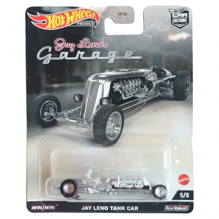 Carro Hot Wheels Premium: Pop Culture Jay Leno's Garage - Jay Leno Tank Car (1834)