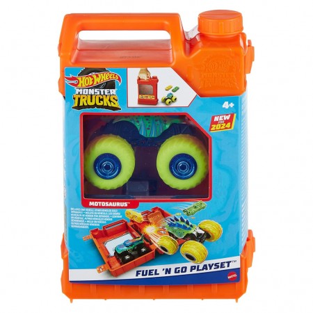 Hot Wheels Monster Truck Refueling Starting Track - Fuel 'n Go Playset (7500)