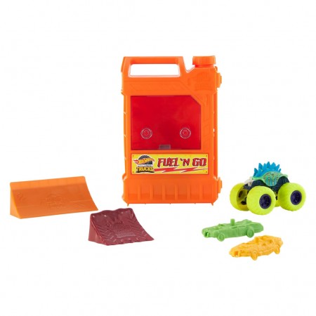 Hot Wheels Monster Truck Refueling Starting Track - Fuel 'n Go Playset (7500)