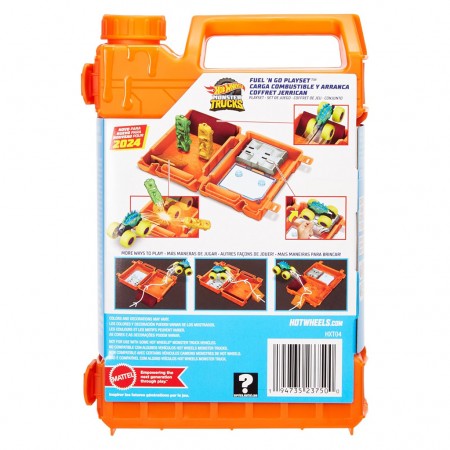 Hot Wheels Monster Truck Refueling Starting Track - Fuel 'n Go Playset (7500)