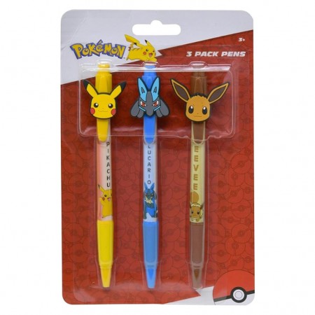 Canetas Pokemon 3-pack (158453)
