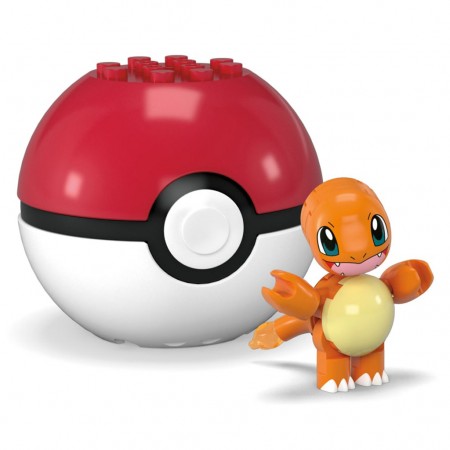 Pokebola Pokemon Mega Construx Mattel - Charmander (19106)