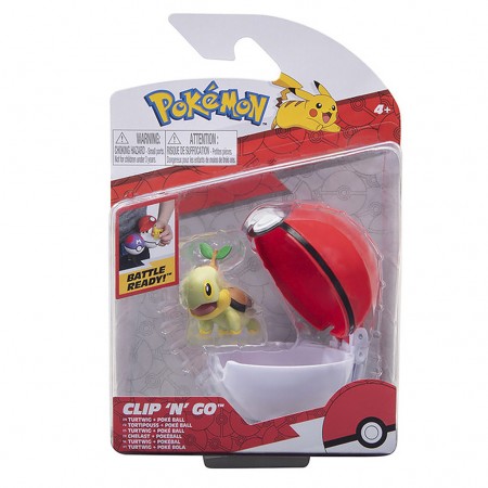 Boneco Pokmon Clip 'n' Go Pokeball - Turtwig (42470)