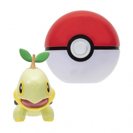 Boneco Pokmon Clip 'n' Go Pokeball - Turtwig (42470)