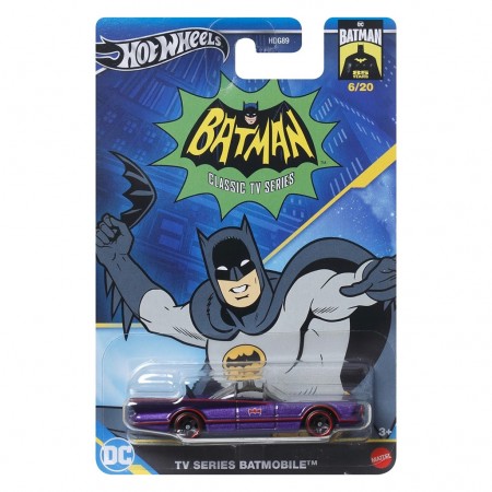 Carro Hot Wheels Batman 6/20 - Classic Tv Series Batmobile Hrw21 (3493)