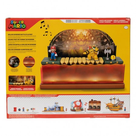 Diorama Jakks Super Mario - Bowser Batle Playset (8608)