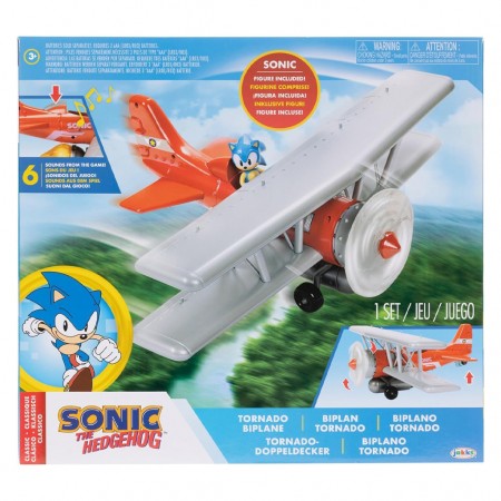 Diorama Jakks Sonic The Hedgehog - Tornado Biplane (3282)