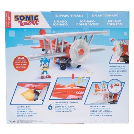 Diorama Jakks Sonic The Hedgehog - Tornado Biplane (3282)