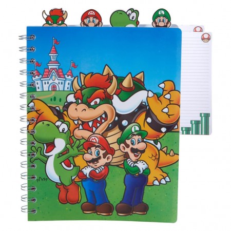 Caderno Jakks Super Mario Spiral Notebook (5788)