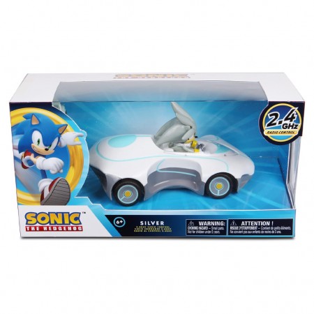 Carrinho Controle Remoto Jakks Sonic Free Rider Rc - Silver (6821)