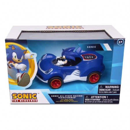 Carrinho Jakks Sonic The Hedgehog Pull Back - Sonic (6463)