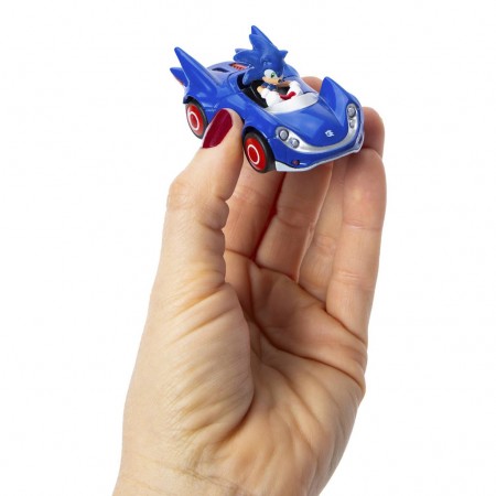 Carrinho Jakks Die-cast Sonic The Hedgehog 1/64 - Sonic (4210)