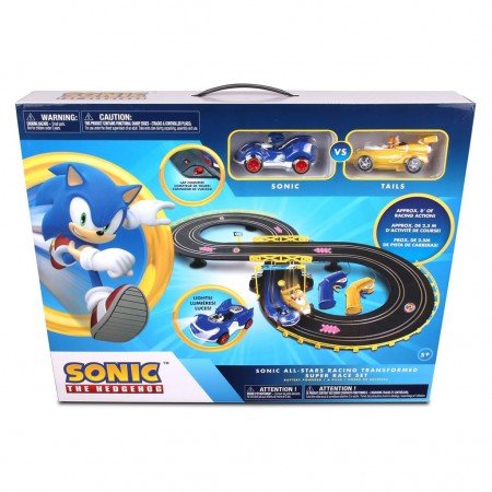 Carrinho Jakks Transformed All-stars Sonic The Hedgehog - Tails & Sonic (6265)