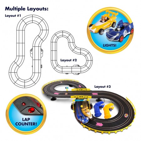 Carrinho Jakks Transformed All-stars Sonic The Hedgehog - Tails & Sonic (6265)