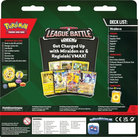 Cartas Pokemon Tcg: Ex Battle Deck - Miraidon Ex (2732)