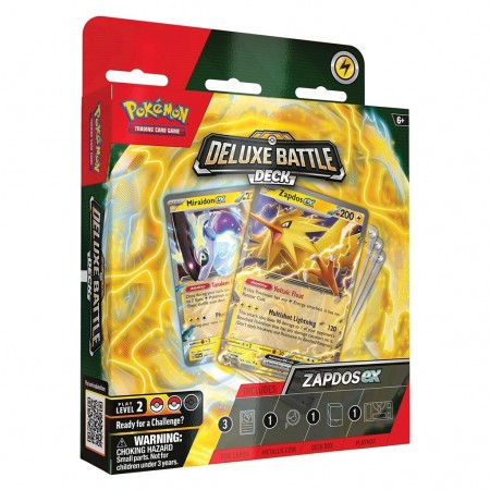 Cartas Pokmon Tcg: Deluxe Battle Deck - Ninetales Ex/zapdos Ex (85600)
