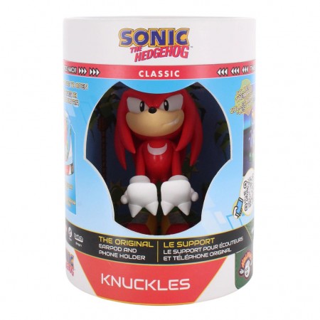 Boneco Cable Guys Stand Sonic The Hedgehog Suporte Para Celular / Joystick - Knuckles (34228)
