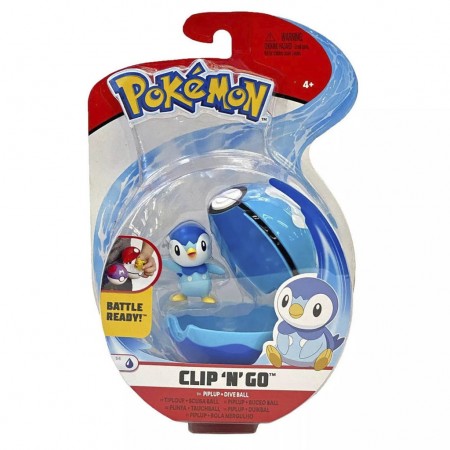 Boneco Pokmon Clip 'n' Go Pokeball - Pillup (42469)