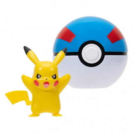Boneco Pokmon Clip 'n' Go Pokeball - Pikachu (42468)