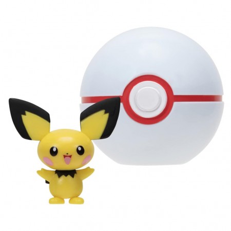 Boneco Pokmon Clip 'n' Go Pokeball - Pichu (42467)
