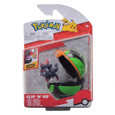 Boneco Pokmon Clip 'n' Go Pokeball - Zorua (42466)