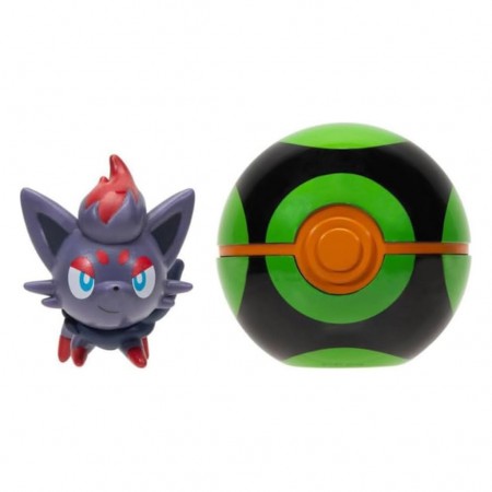Boneco Pokmon Clip 'n' Go Pokeball - Zorua (42466)
