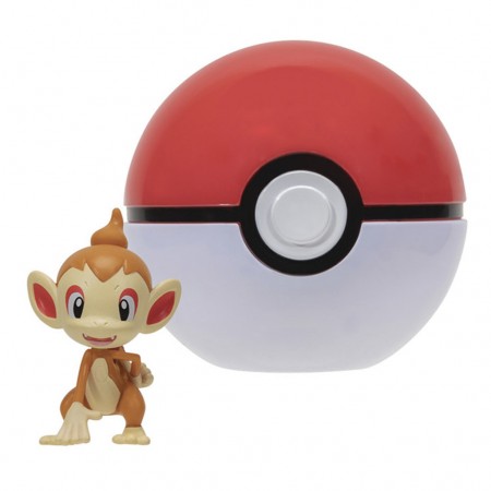 Boneco Pokmon Clip 'n' Go Pokeball - Chimchar (42465)