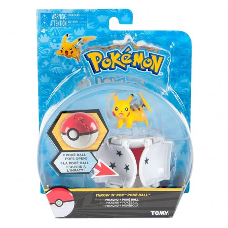 Boneco Pokmon Throw 'n' Pop Pokeball - Pikachu (18874)