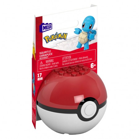 Pokebola Pokemon Mega Construx Mattel - Squirtle (19097)