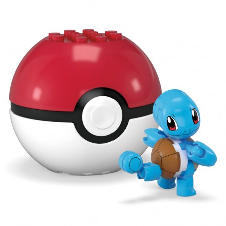 Pokebola Pokemon Mega Construx Mattel - Squirtle (19097)