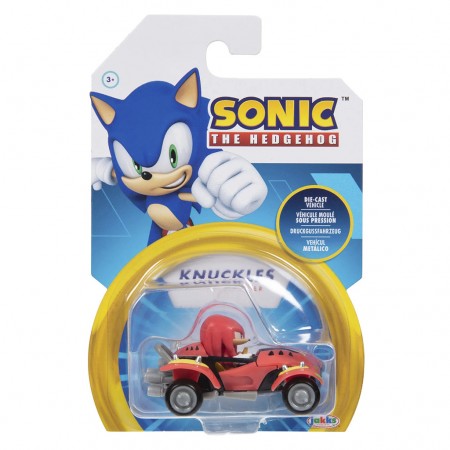 Carrinho Jakks Sonic The Hedgehog 1/64 - Knuckles (6452)
